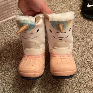 Unicorn Kids Snow Boots